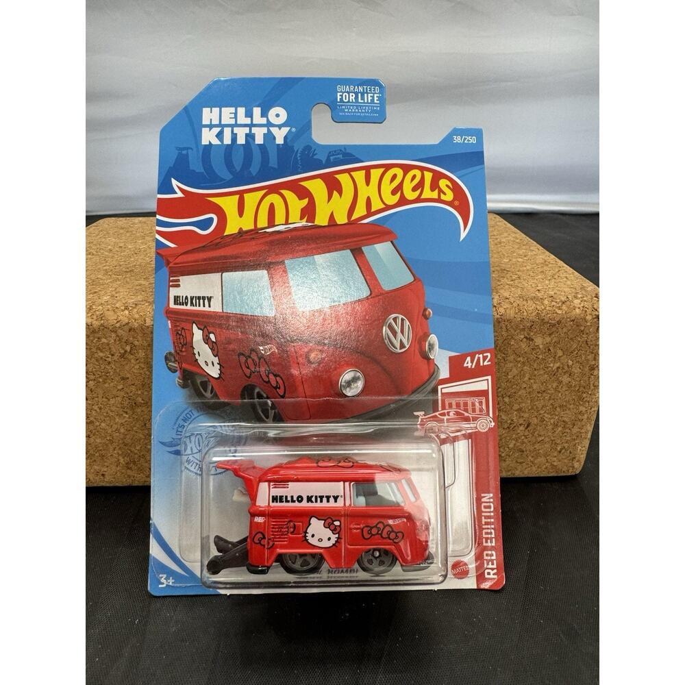2021 Hot Wheels Red Edition Hello Kitty KOOL KOMBI #4/12 Target Exclusive 38/250
